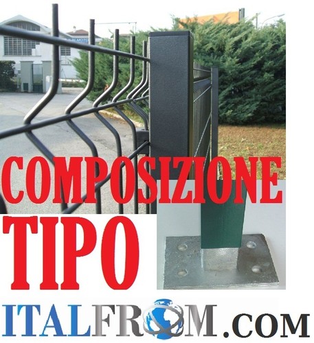 Recinzione rete metallica - recinzione,