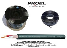 Proel HPC210BK BOBINA 100mt