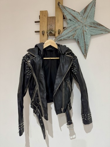 Cappotto biker zara nero - cappotto,