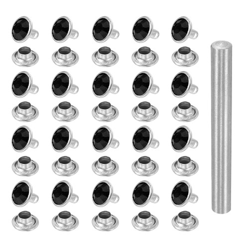 100pz rivetti cristallo 8mm - 100pz,