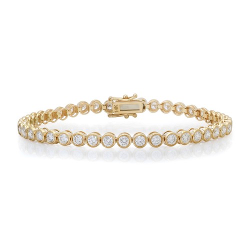 Bracciale tennis oro giallo - bracciale, in