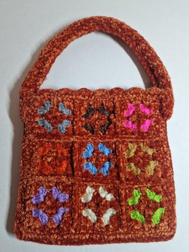 Borsa granny square - granny, uncinetto
