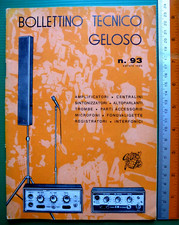 Bollettino tecnico geloso 93 - bollettino,