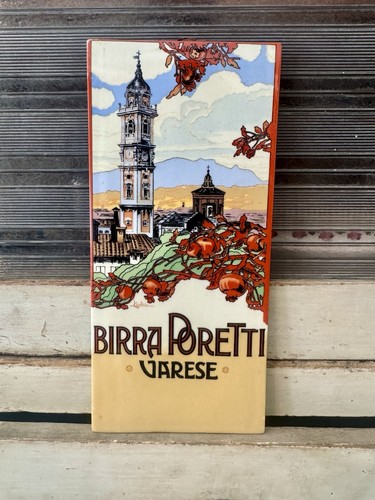 Placca birra poretti varese - placca,