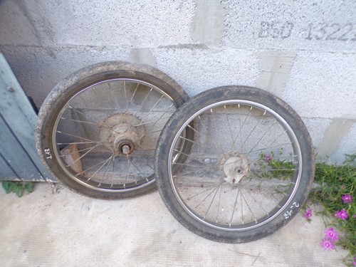 Paire jantes roues - paire, peugeot