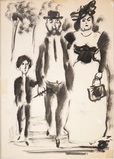 Gianni Novischi - 1946 gouache