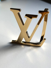 fibbia per cintura louis vuitton Belt buckle unisex gold