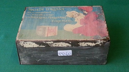 Antica rara scatola - rara, latta