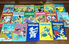 Lotto di 17 fumetti vintage di topolino originali risalenti agli anni 70