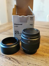 Panasonic LUMIX G 1,7/25 f/22 - 1.7 25 mm Obbietivo - Nero.Come in negozio 