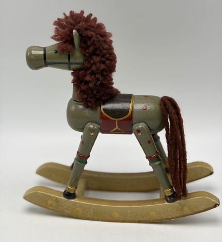 Cavallo dondolo natalizio - cavallo,