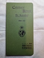 Vendo Calendario Atlante De Agostini Anno 1905