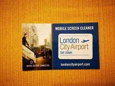 Pulitore Schermo Cellulare LONDON CITY AIRPORT ORIGINALE Mobile Screen Cleaner