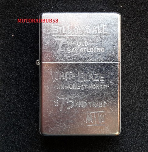 Zippo marlboro bill of - -,
