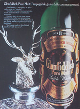 Pubblicità Advertising Werbung Italian 1977 GLENFIDDICH PURE MALT SCOTCH WHISKY.