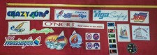 Lotto Adesivi Vintage pubblicitari Tema Windsurf 