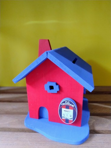 Salvadanaio legno crotone - salvadanaio,