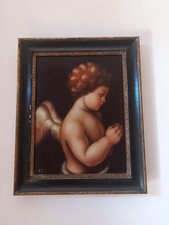  Putto Antico Olio Su Tela