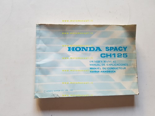 Honda 125 spacy - ch,