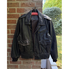 Giacca pelle vintage - , 90