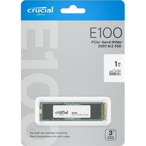Ssd crucial 1tb e100 - ssd,