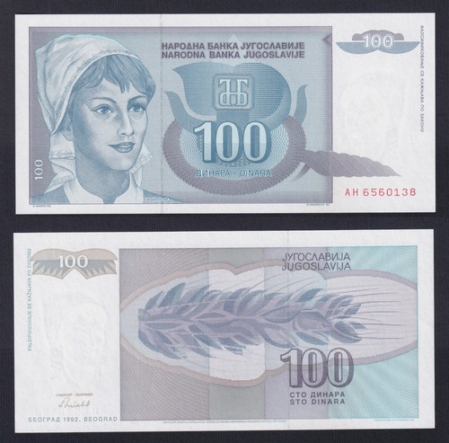 Banconota jugoslavia 100 - banconota,