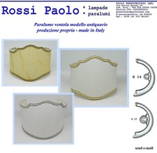 Paolo Rossi paralume ventola modello antiquario produzione propria made in Italy