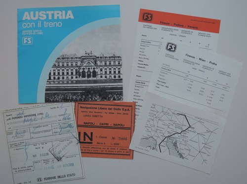 Vintage con treno train - il,