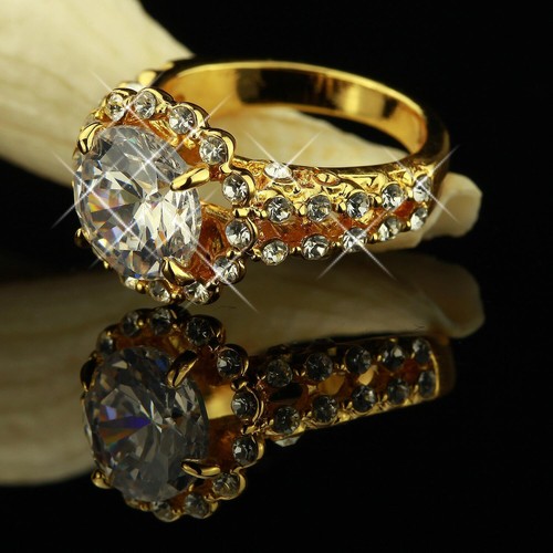 Anello donna solitario zirconi
