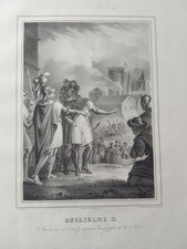 Litografia Zezon GUGLIELMO II