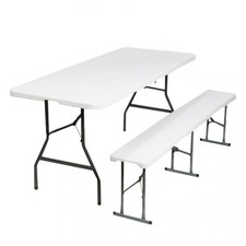 Set Tavolo e Panca Pieghevoli