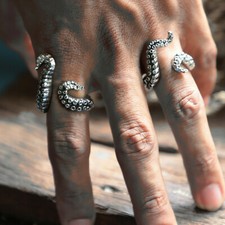 Coppia anello tentacolo polpo