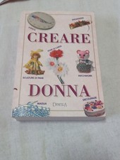 Creare Donna,  Libro Demetra,decoupage,maglia,sculture Pane, Stencil, Patchwork