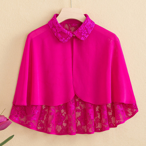 Giacca donna chiffon pizzo