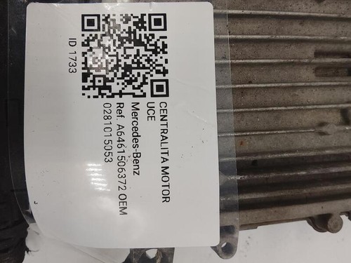 0281015053 centralina motore