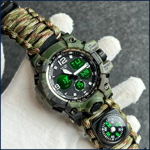 Orologio uomo mimetico - mimetico, led