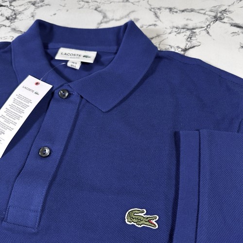 Polo lacoste uomo - blu, slim