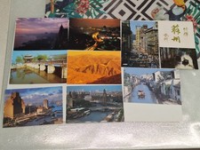 Cartoline postali Cina lotto 105 pezzi 5 viaggiate anni 60 resto non viaggiate