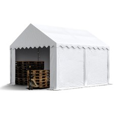 Tendone Deposito 3x4 m Tenda Capannone PVC 700 N bianco