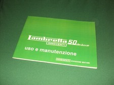 uso e manutenzione Innocenti Lambretta 50 De Luxe