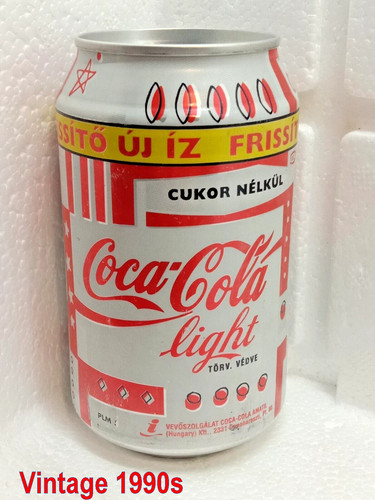 Lattina vuota coca cola - vuota, ligh