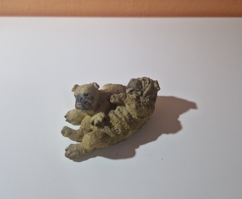 Statuina coppia cani che - statuina, di