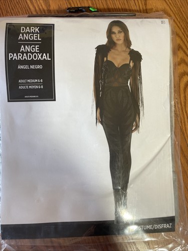 Costume angelo oscuro nero
