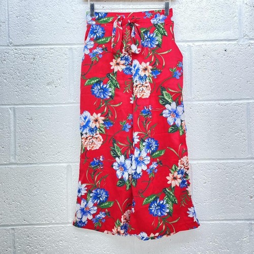 Pantalone culottes qed - pantalone, rosso