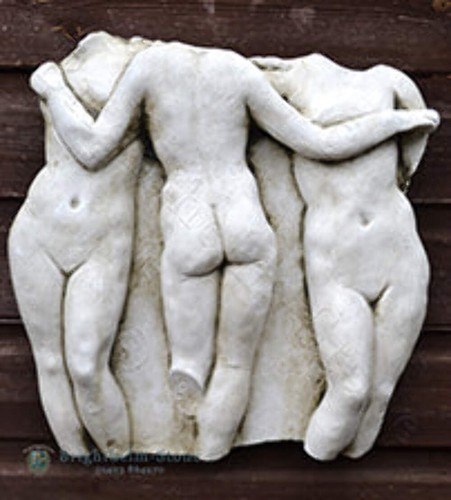 Classical wall plaque - plaque, in