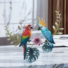 Targa da parete 19 pappagalli