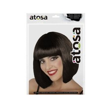 Parrucca Nera Caschetto con