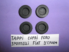 4X TAPPI COPRIFORO SPORTELLI FIAT 126 127 128 131 UNO PANDA 30 45 4X4  29X20,5mm