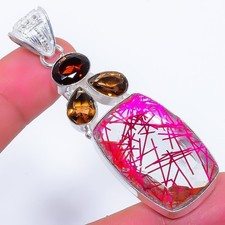 Quarzo rutilato rosa, pietra