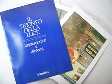 NR.8 STAMPE 38x29 CM. PITTORI IMPRESSIONISTI IN CARPETTA >IL TRIONFO DELLA LUCE